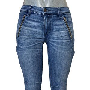 Rag & Bone Womens Jeans Tag 28 Blue Skinny Mid-Rise Denim Front Zip Pockets